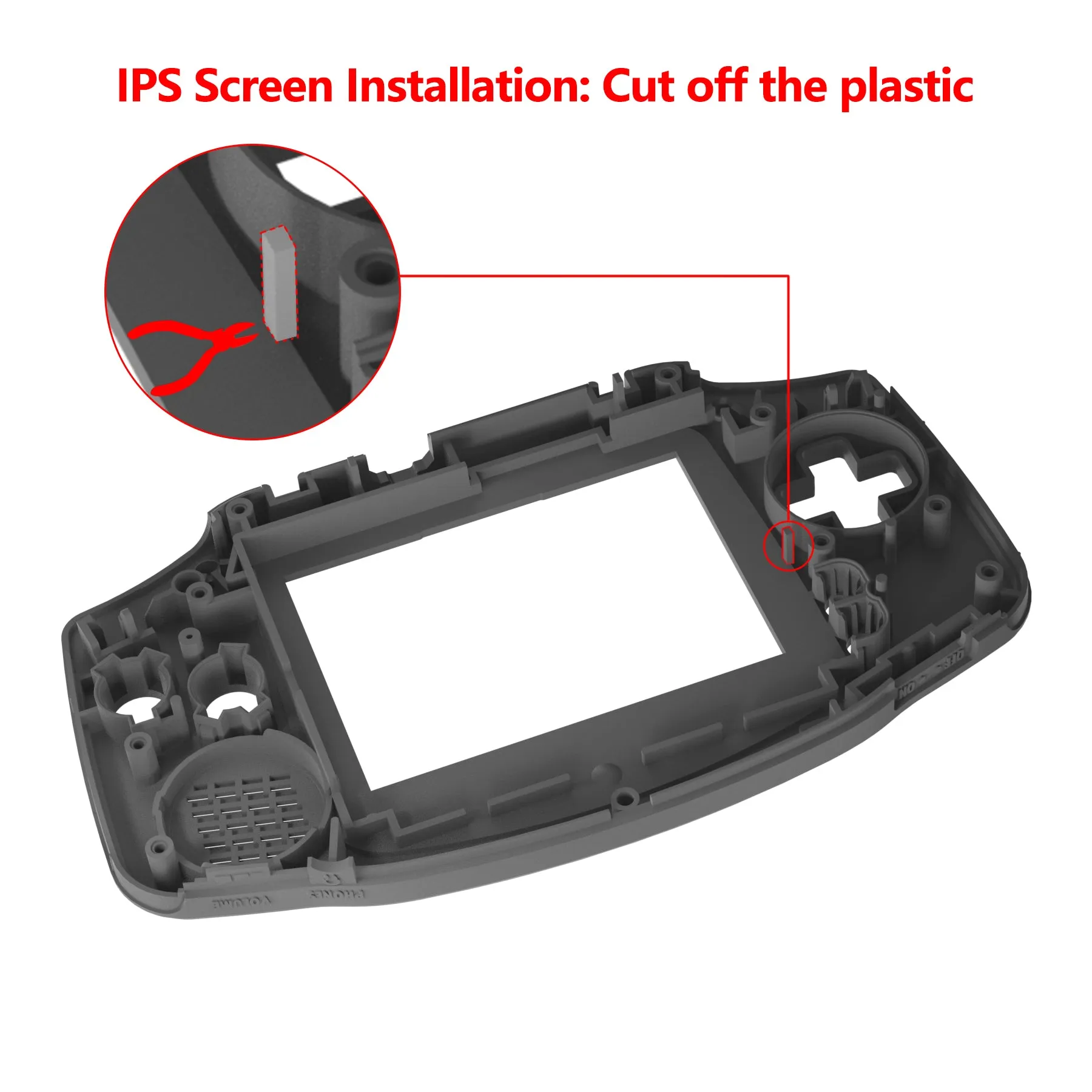 eXtremeRate IPS Ready Upgraded eXtremeRate Chameleon Purple Blue GBA Replacement Shell Full Housing Cover Buttons for Gameboy Advance – Compatible with Both IPS & Standard LCD – Console & IPS Screen NOT Included - TAGP3001