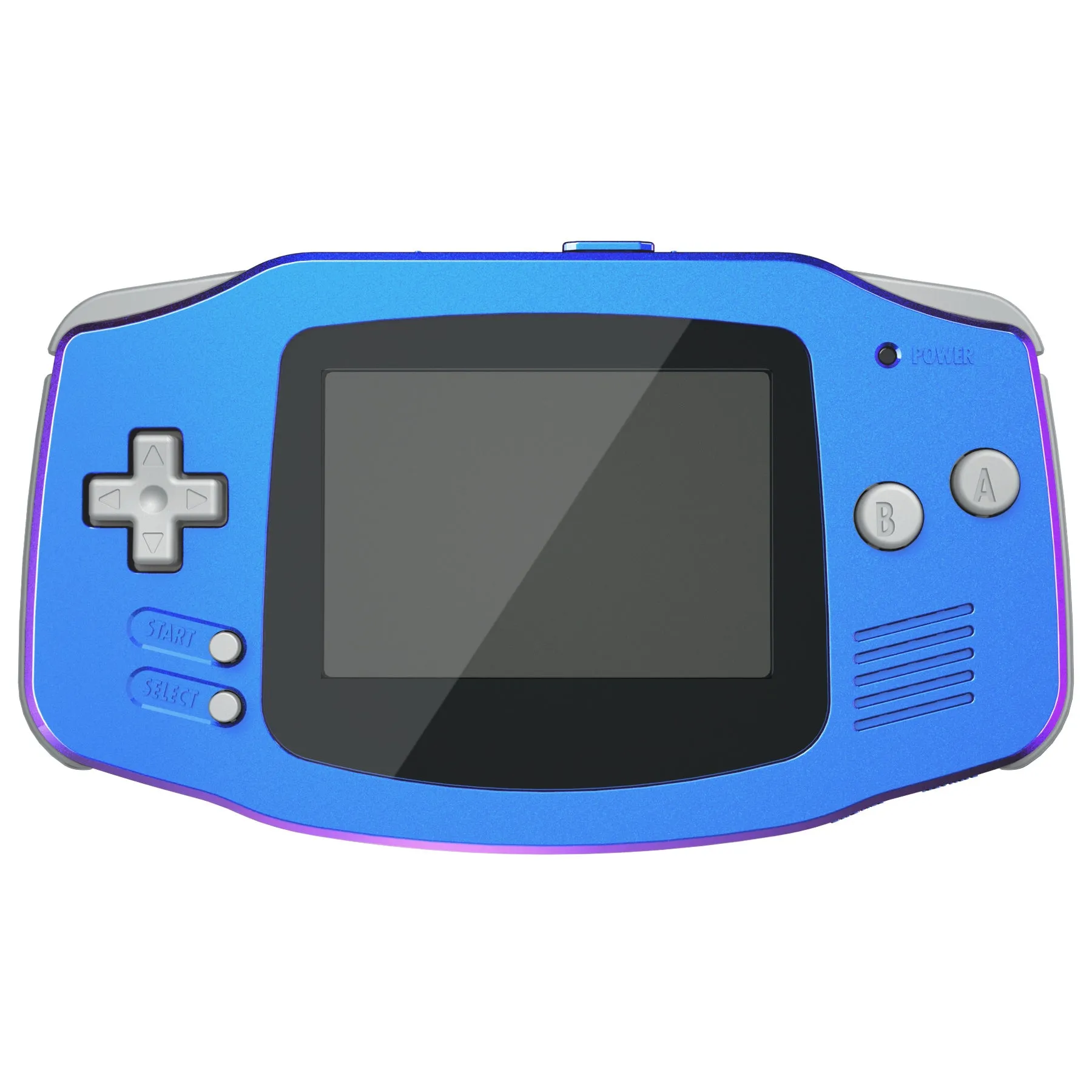 eXtremeRate IPS Ready Upgraded eXtremeRate Chameleon Purple Blue GBA Replacement Shell Full Housing Cover Buttons for Gameboy Advance – Compatible with Both IPS & Standard LCD – Console & IPS Screen NOT Included - TAGP3001