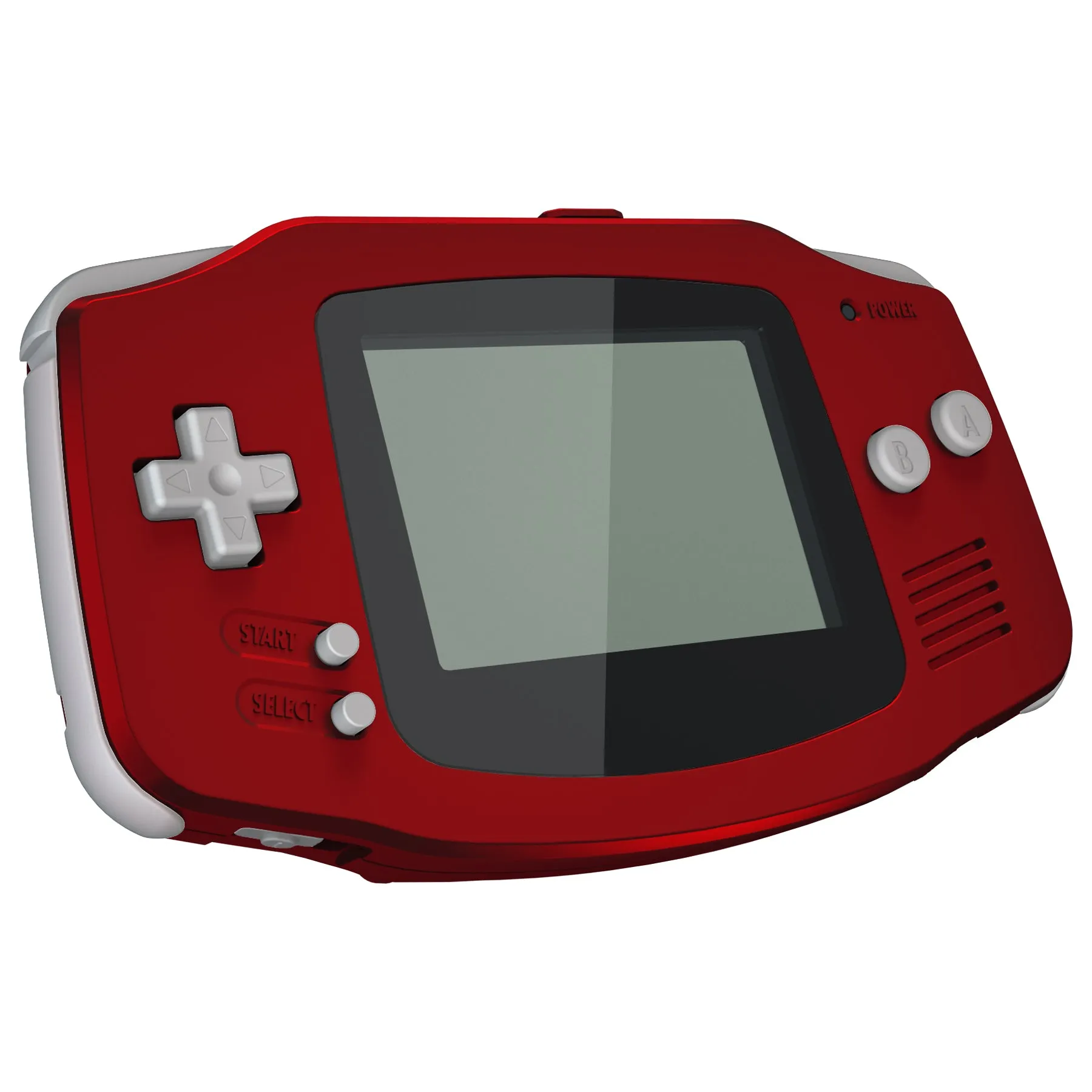 eXtremeRate IPS Ready Upgraded Scarlet Red Soft Touch GBA Replacement Shell Full Housing Cover w/ Buttons for Gameboy Advance – Compatible with Both IPS & Standard LCD – Console & IPS Screen NOT Included - TAGP3003