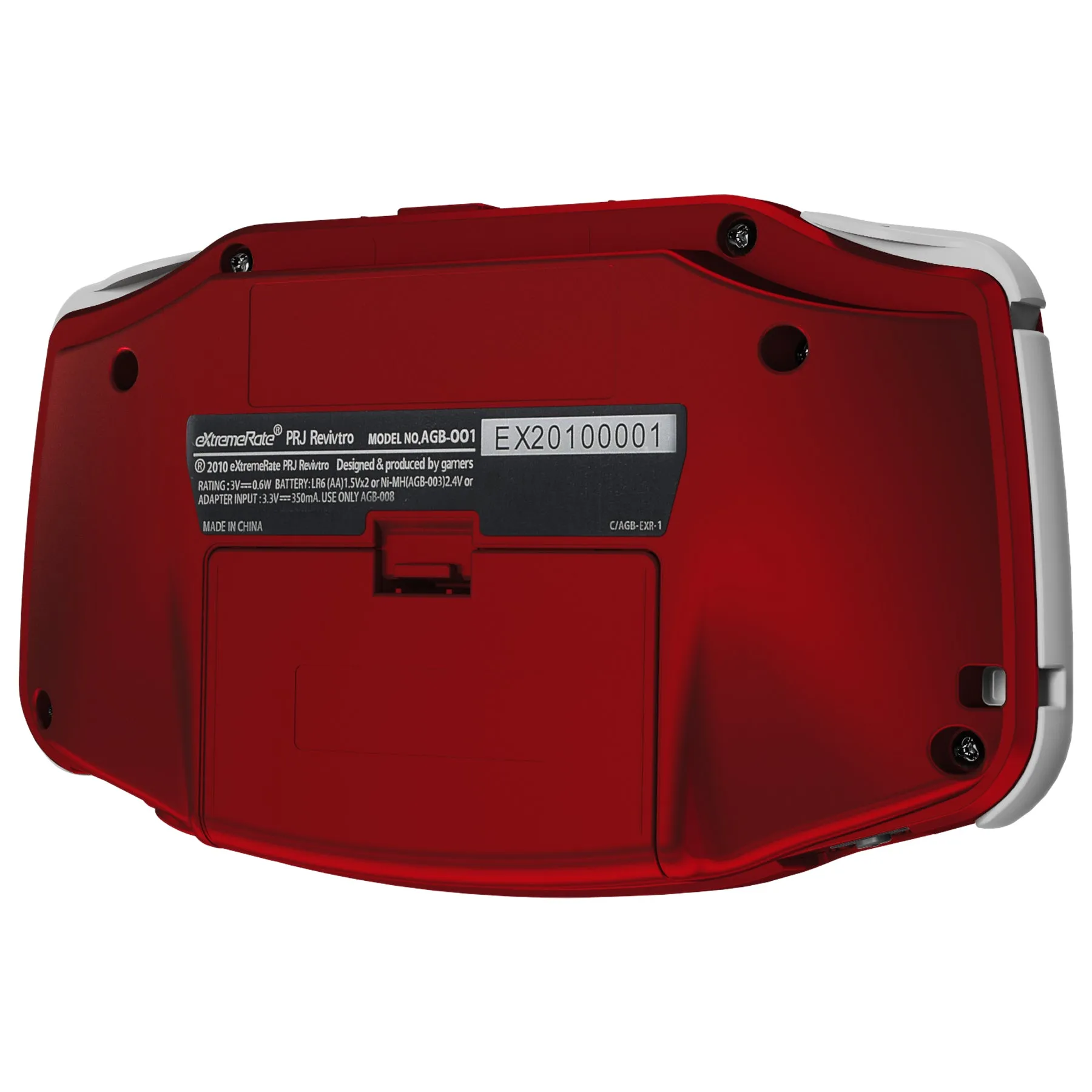 eXtremeRate IPS Ready Upgraded Scarlet Red Soft Touch GBA Replacement Shell Full Housing Cover w/ Buttons for Gameboy Advance – Compatible with Both IPS & Standard LCD – Console & IPS Screen NOT Included - TAGP3003