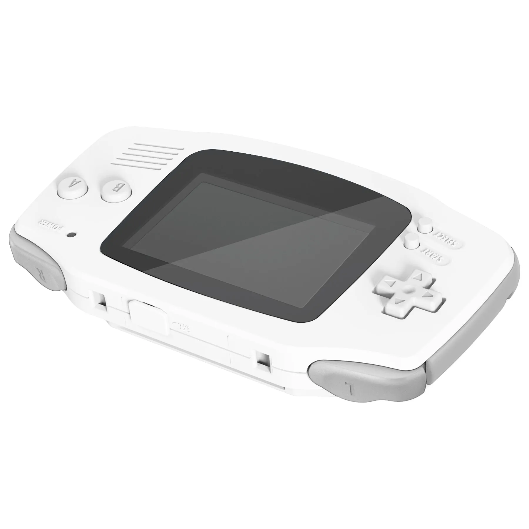 eXtremeRate IPS Ready Upgraded White GBA Replacement Shell Full Housing Cover w/ Buttons for Gameboy Advance – Compatible with Both IPS & Standard LCD – Console & IPS Screen NOT Included - TAGP3008