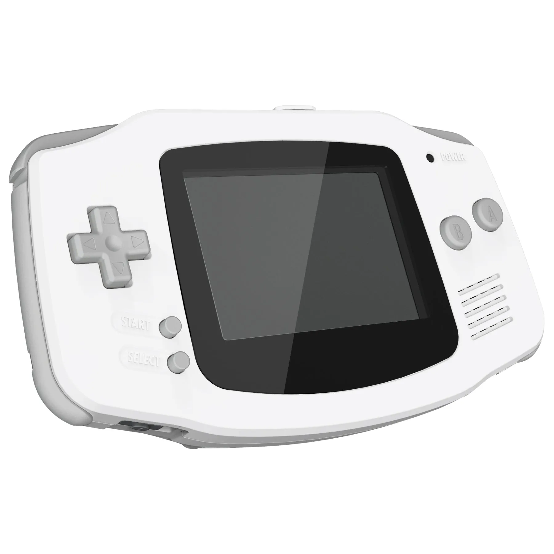 eXtremeRate IPS Ready Upgraded White GBA Replacement Shell Full Housing Cover w/ Buttons for Gameboy Advance – Compatible with Both IPS & Standard LCD – Console & IPS Screen NOT Included - TAGP3008