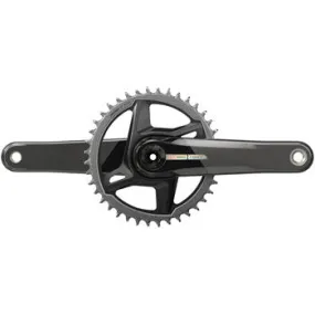 Force 1 Wide Bicycle Crankset - 167.5mm, 12-Speed, 40t, Direct Mount, DUB Spindle Interface, Iridescent Gray, D2