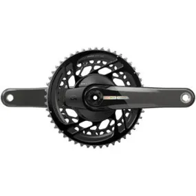 Force AXS Power Meter Bicycle Crankset - 172.5mm, 2x 12-Speed, 48/35t, Direct Mount, DUB Spindle Interface, Iridescent Gray, D2
