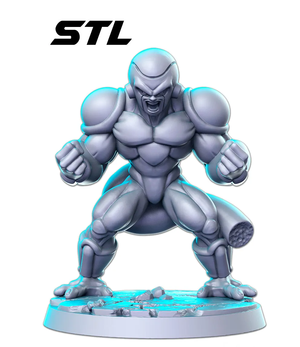 Freezer Final Form-Anime Series 3D Printed Miniature
