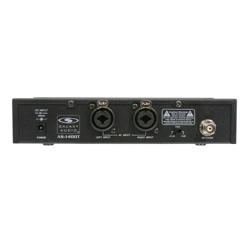 Galaxy Audio AS-1400-4 4 Band Pack System