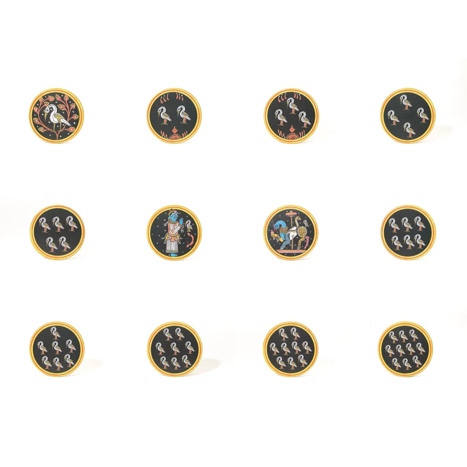 GANJIFA Printed Playing Cards  Athrangi Set/96