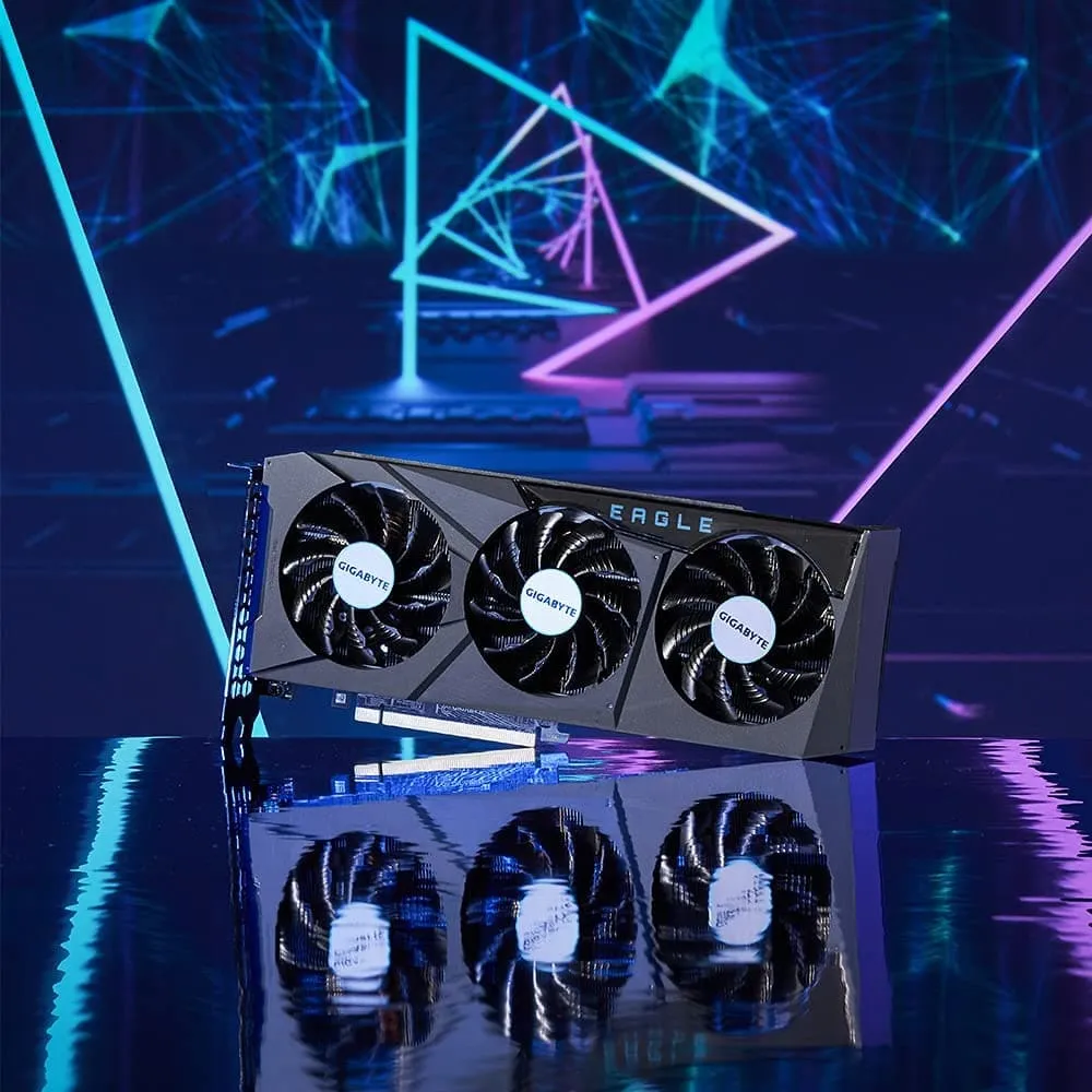 Gigabyte GeForce RTX 3070 EAGLE OC 8GB V2 LHR Graphics Card - High Performance GPU