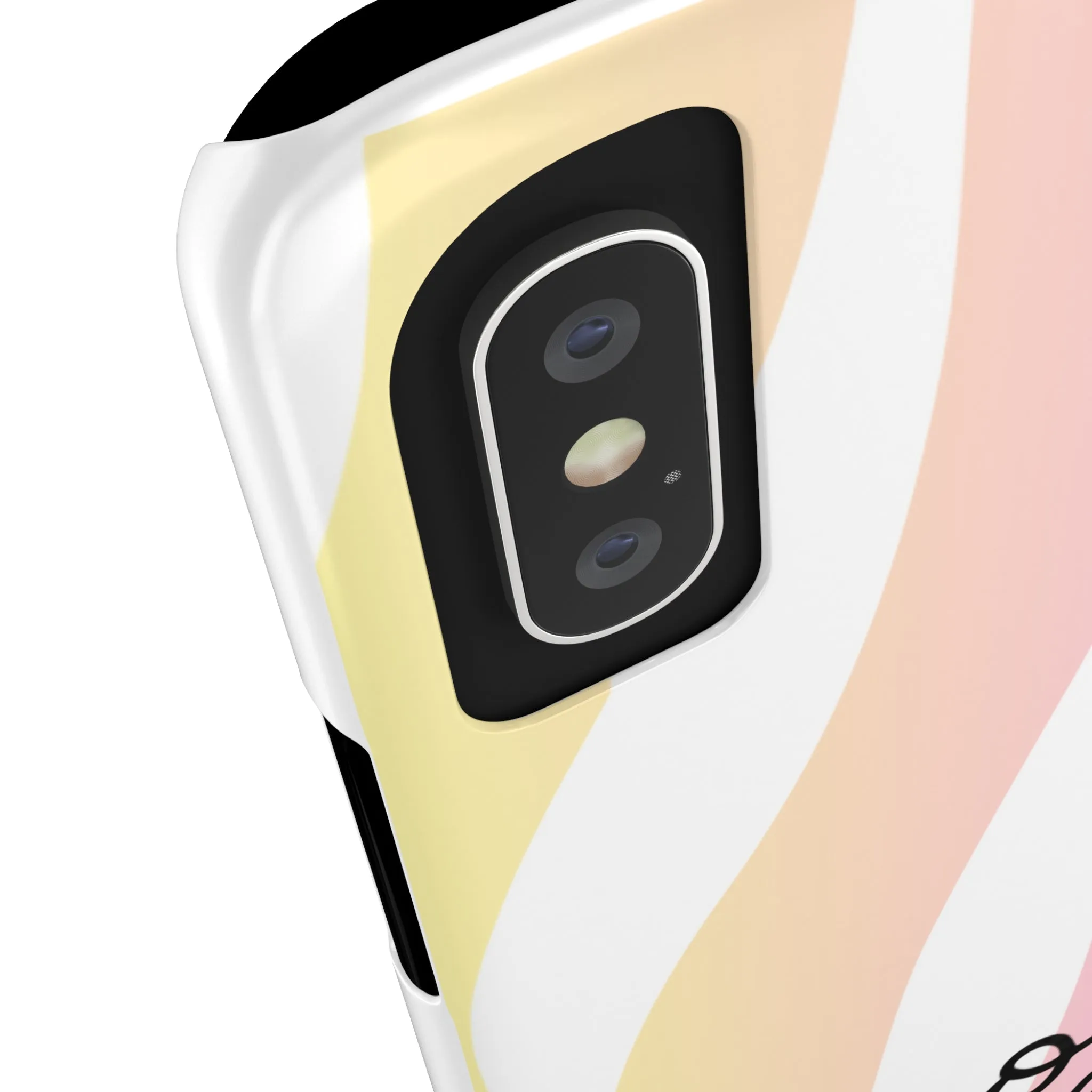 Good Vibes Only Pink Zebra iPhone Case - Stylish and Positive Protective Cover