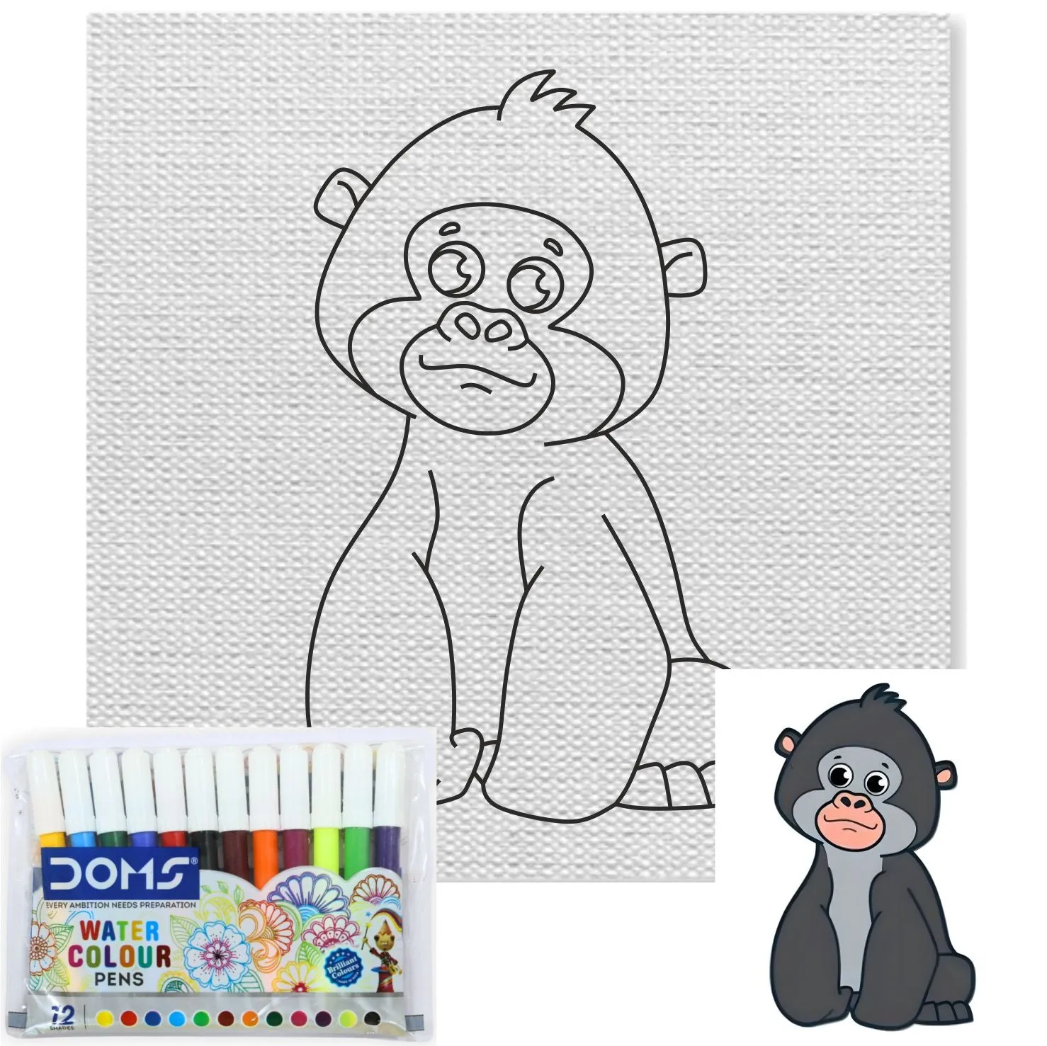 Gorilla Canvas Kit