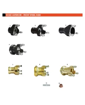 GP Front Wheel Hubs