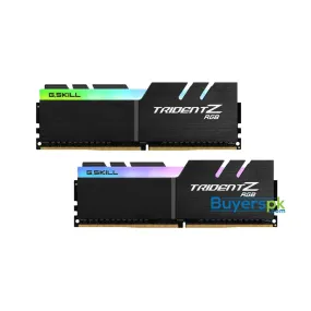 Gskill Trident Z Rgb 16gb (2x8gb) 3600mhz Ddr4 Desktop Memory (f4-3600c18d-16gtzrx)