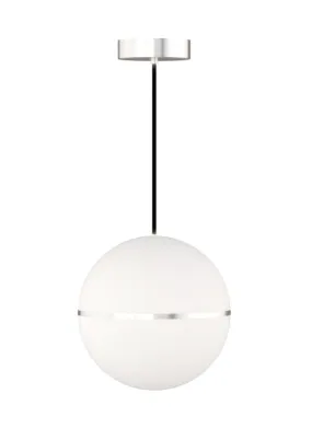 Hanea 14 in. LED Pendant Light Chrome Finish