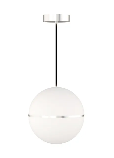 Hanea 14 in. LED Pendant Light Chrome Finish