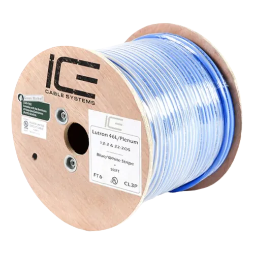 Ice Cable LUTRON46L/QSL/P/1000 Plenum 22-2  12-2   18-1 Lutron Cable - 1000ft Spool