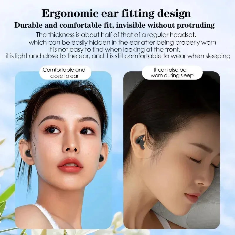 Invisible Wireless Sleep Headphones - IPX6 Waterproof