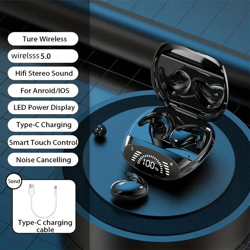IP5 Waterproof Earphones Long Battery Life Universal Compatibility
