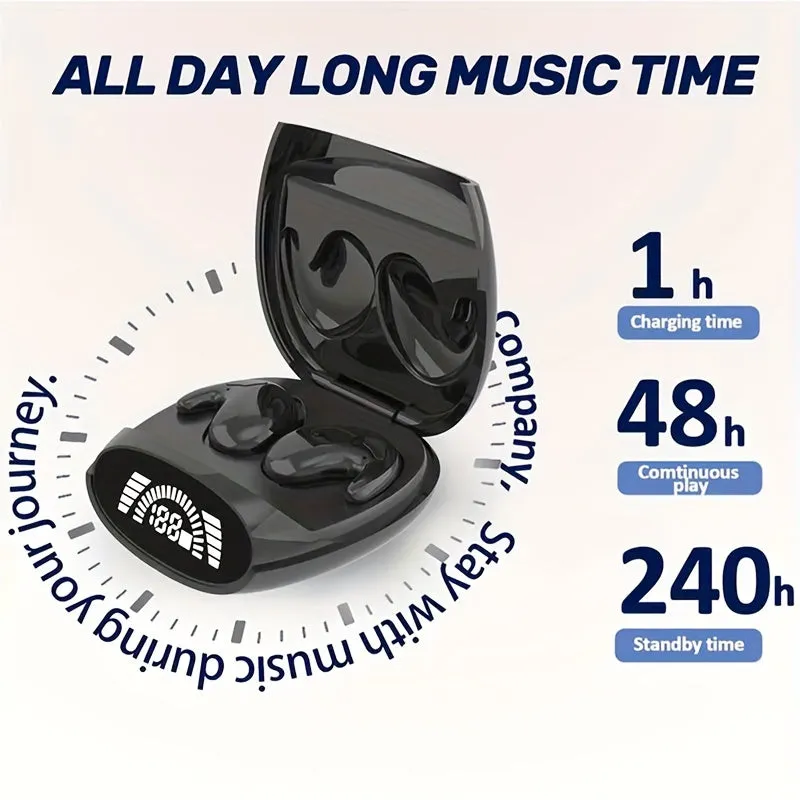 IP5 Waterproof Earphones Long Battery Life Universal Compatibility