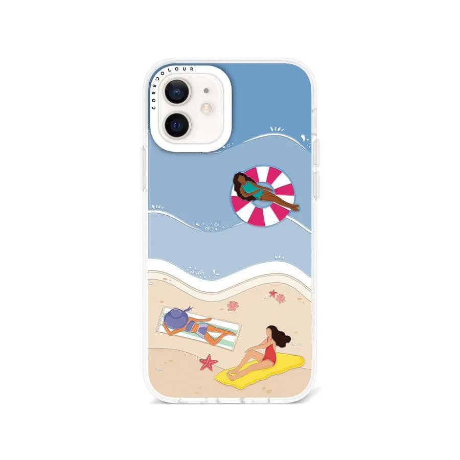 iPhone 12 Azure Splash Phone Case