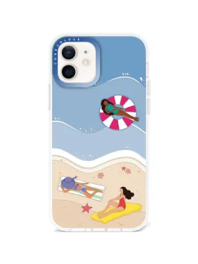 iPhone 12 Azure Splash Phone Case
