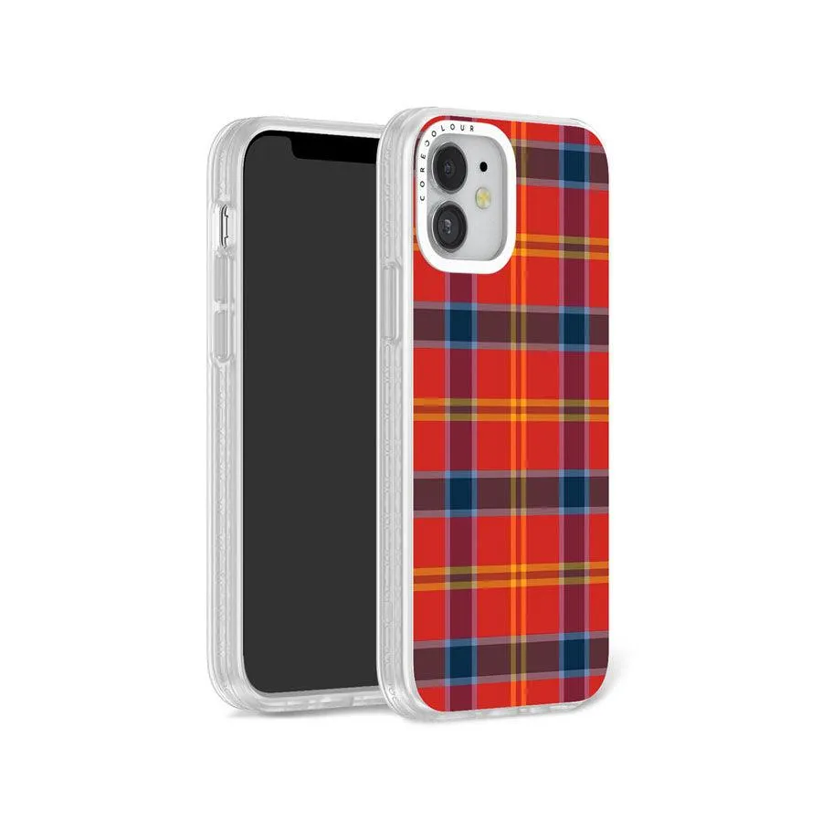 iPhone 12 Classic Plaid Phone Case