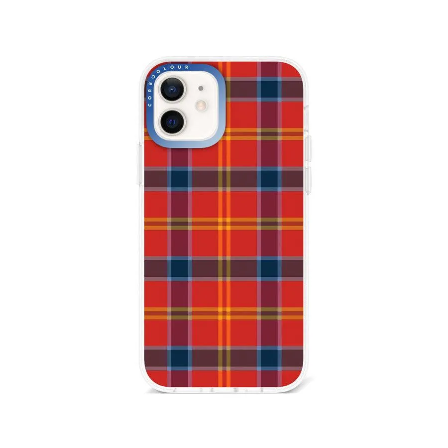 iPhone 12 Classic Plaid Phone Case