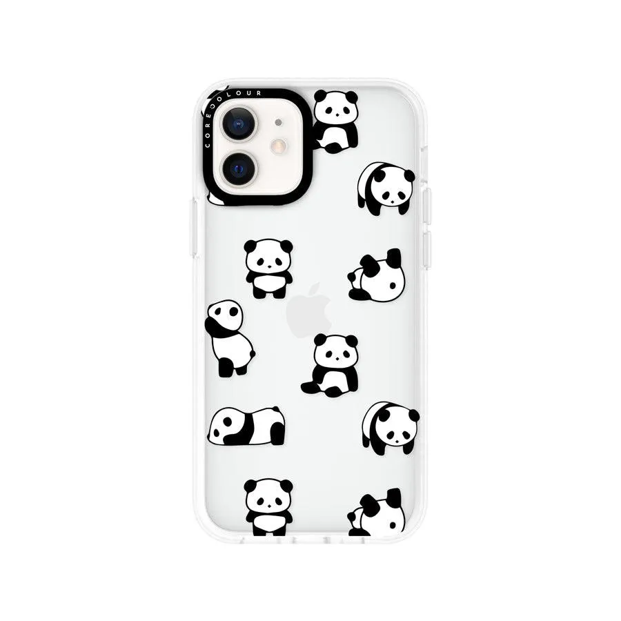 iPhone 12 Moving Panda Phone Case