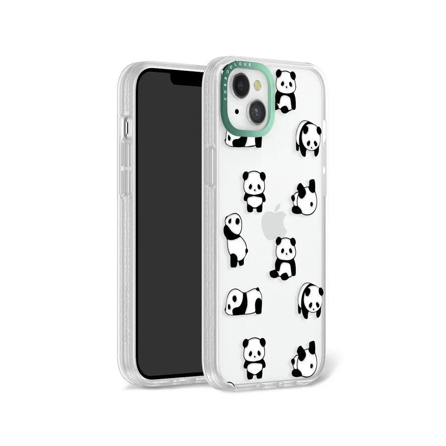 iPhone 12 Moving Panda Phone Case