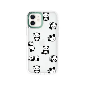 iPhone 12 Moving Panda Phone Case