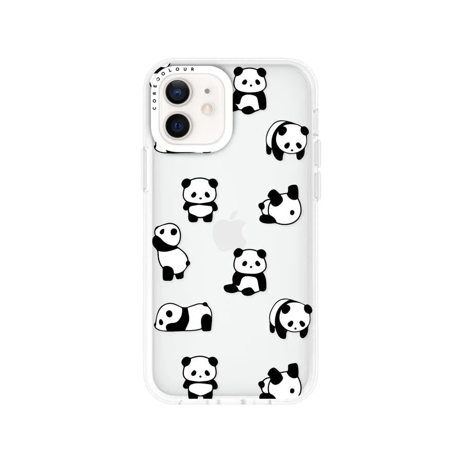 iPhone 12 Moving Panda Phone Case