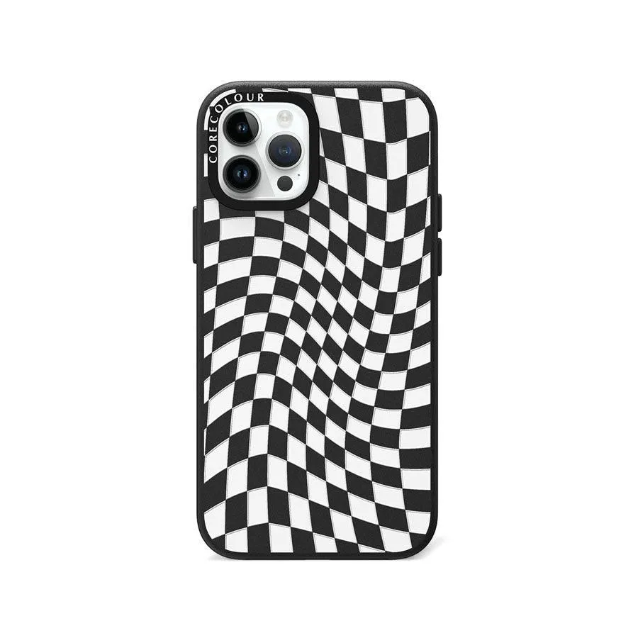 iPhone 12 Pro Check Me Out Twisted Black Phone Case