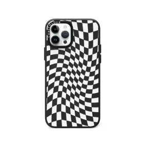 iPhone 12 Pro Check Me Out Twisted Black Phone Case