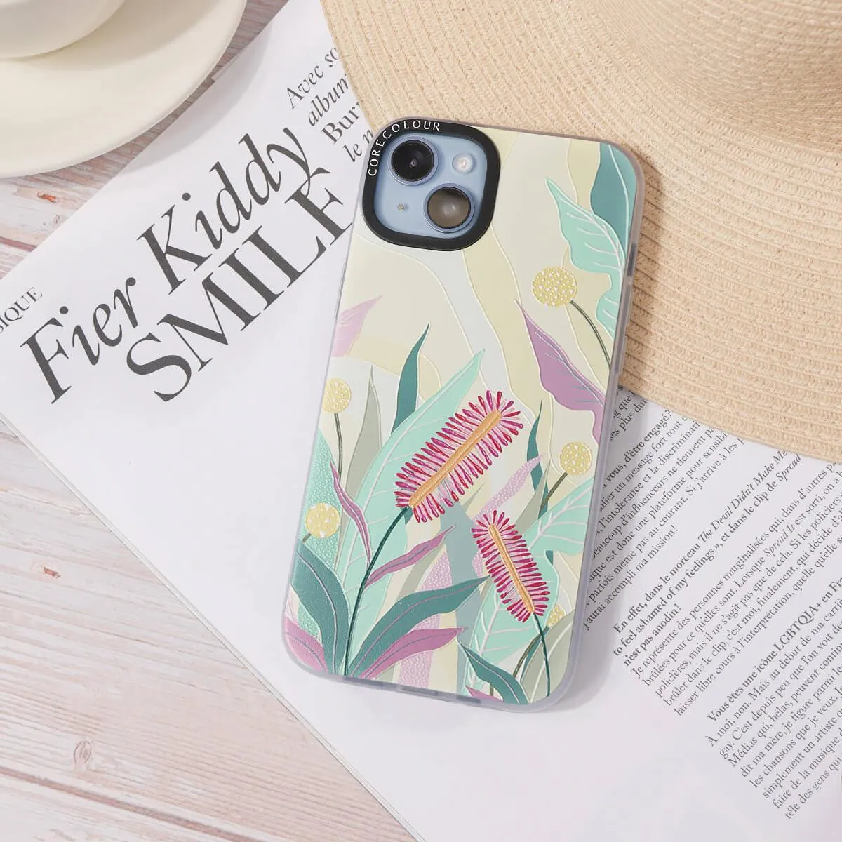 iPhone 12 Pro Max Crimson Bottlebrush Phone Case
