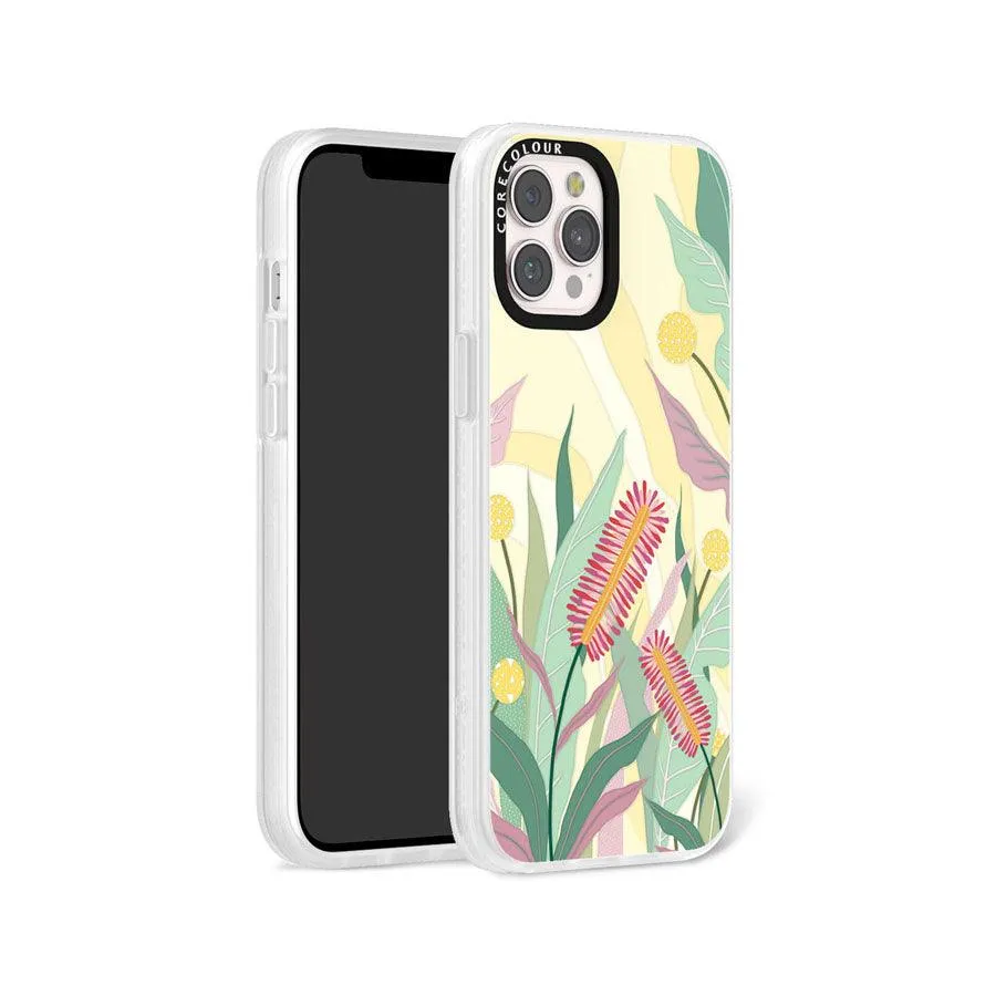 iPhone 12 Pro Max Crimson Bottlebrush Phone Case