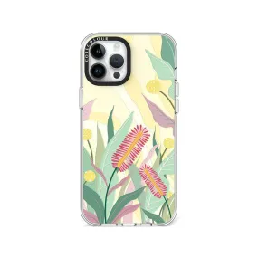 iPhone 12 Pro Max Crimson Bottlebrush Phone Case