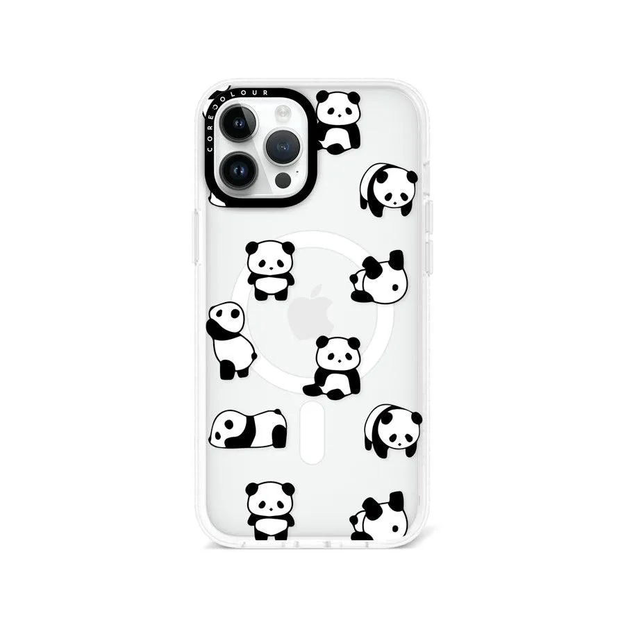 iPhone 12 Pro Max Moving Panda Phone Case MagSafe Compatible