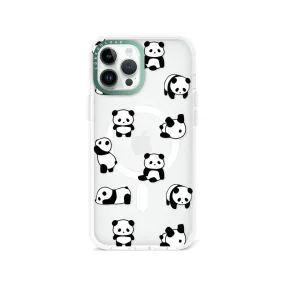 iPhone 12 Pro Max Moving Panda Phone Case MagSafe Compatible