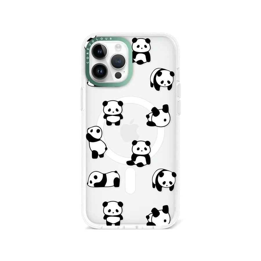 iPhone 12 Pro Max Moving Panda Phone Case MagSafe Compatible