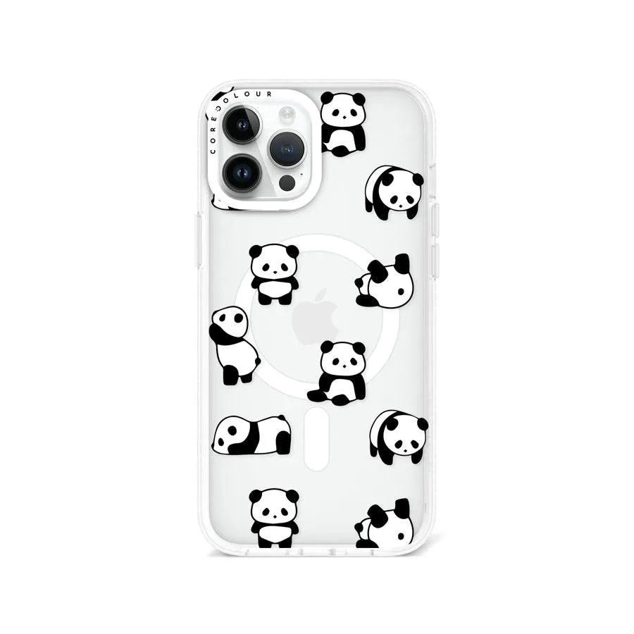 iPhone 12 Pro Max Moving Panda Phone Case MagSafe Compatible