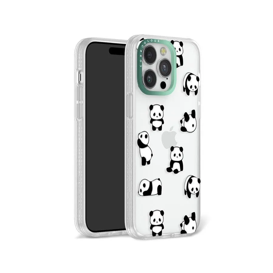 iPhone 12 Pro Max Moving Panda Phone Case