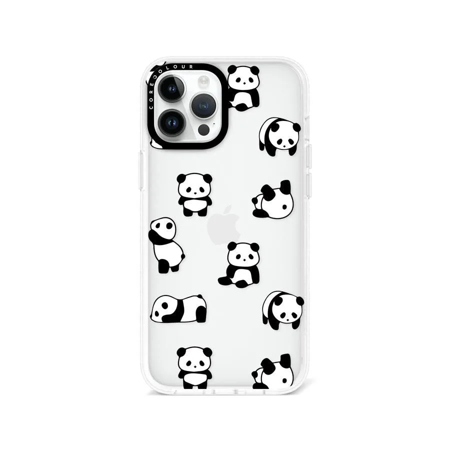 iPhone 12 Pro Max Moving Panda Phone Case