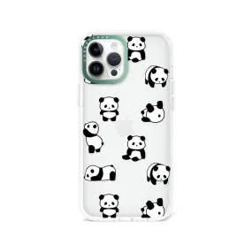 iPhone 12 Pro Max Moving Panda Phone Case