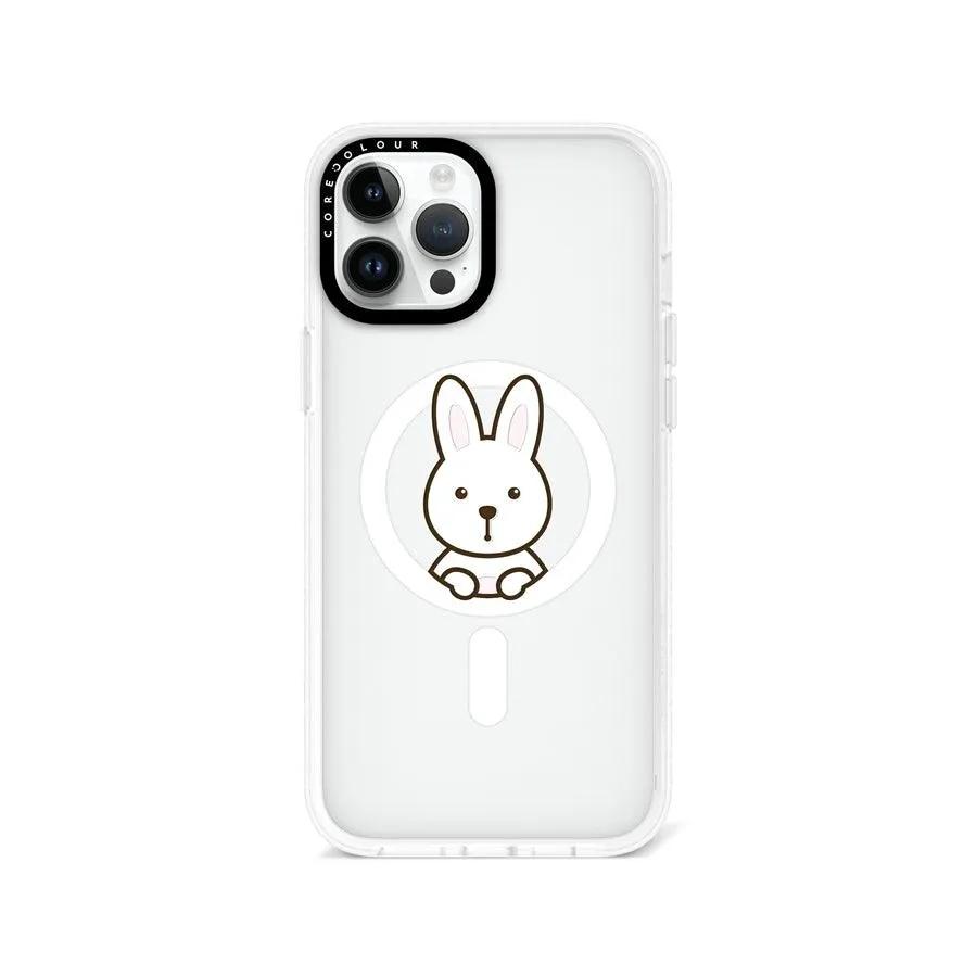 iPhone 12 Pro Max Rabbit is watching you Phone Case MagSafe Compatible