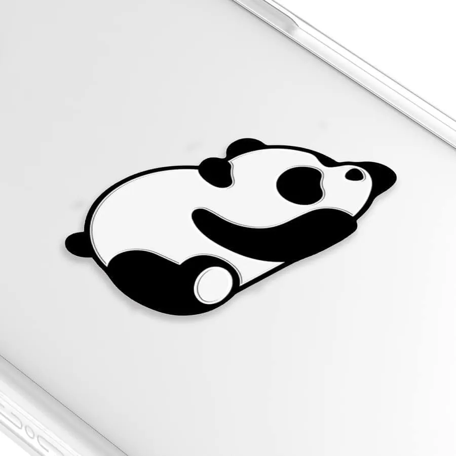 iPhone 12 Pro Sketching Panda Phone Case