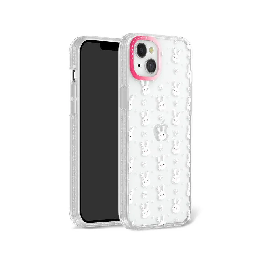iPhone 12 Rabbit and Flower Phone Case MagSafe Compatible