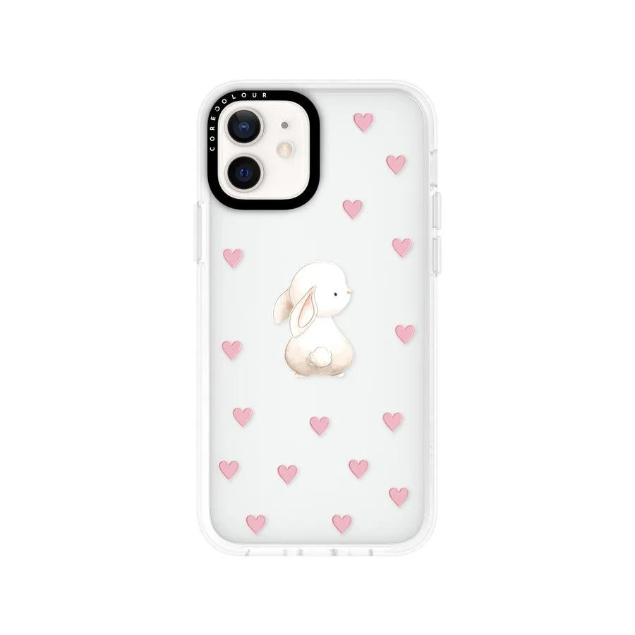 iPhone 12 Rabbit Heart Phone Case