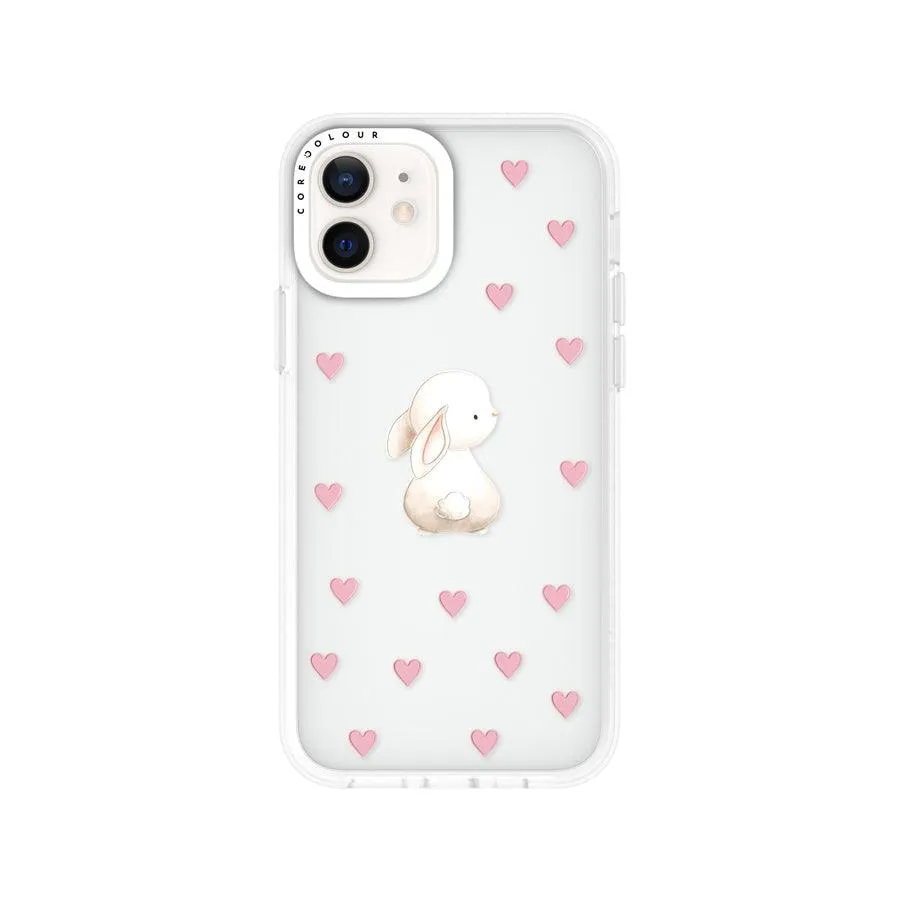iPhone 12 Rabbit Heart Phone Case