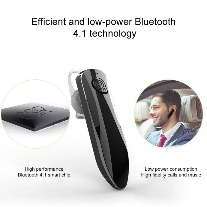 J10 Compact Wireless Bluetooth 4.1 Sports Headset for On-the-Go Audio