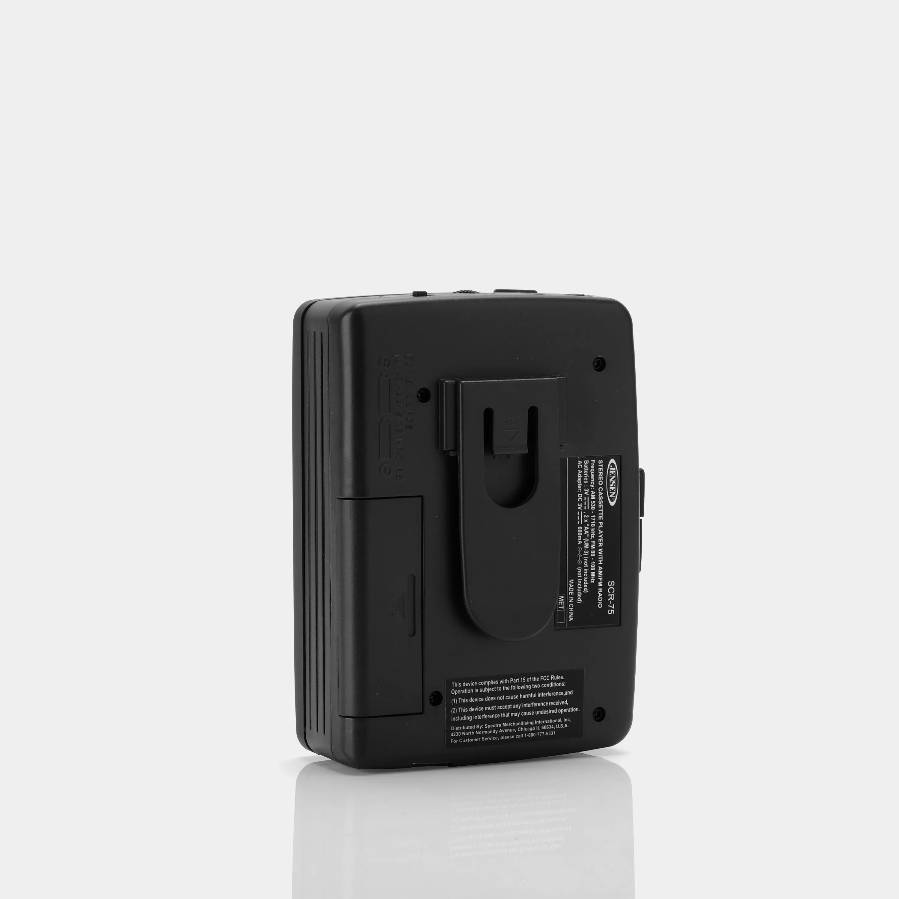 Jensen SCR-75 Portable Cassette Player