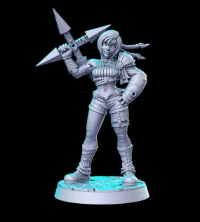 Julie Katsuragi Classic JRPG 3D Printed Miniature